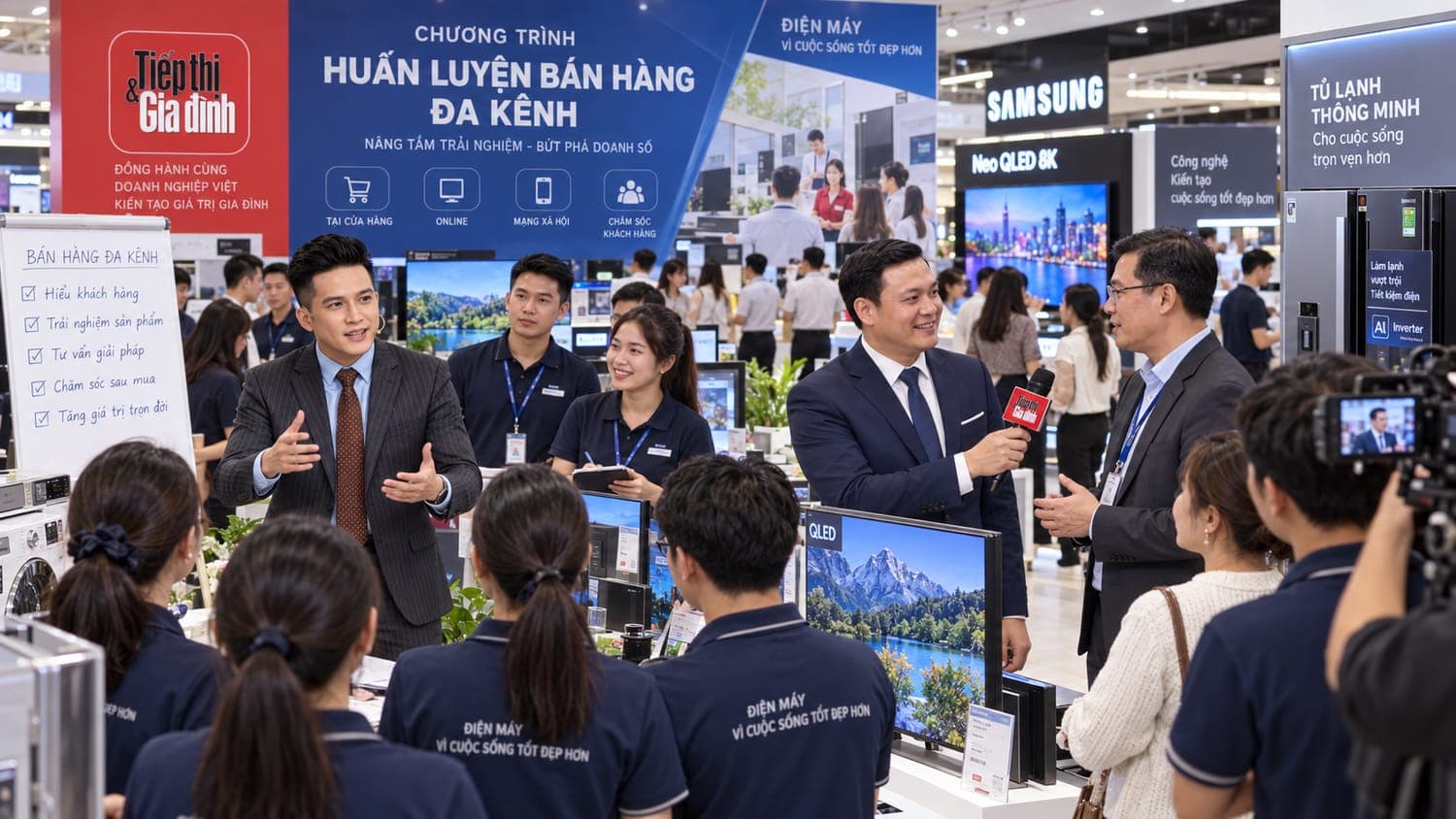 Khoảnh khắc hệ thống Tiếp Thị MCN