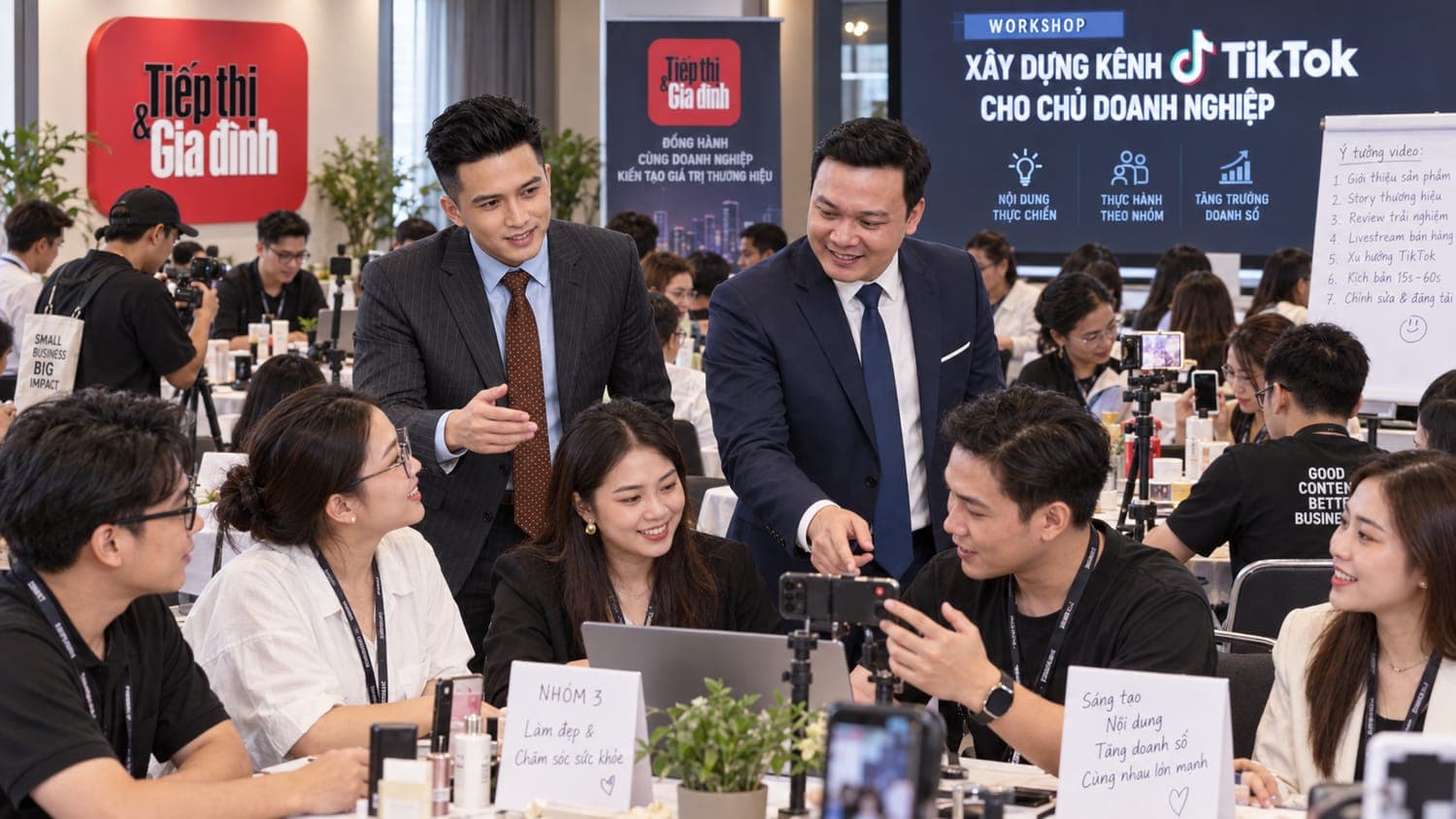 Khoảnh khắc hệ thống Tiếp Thị MCN